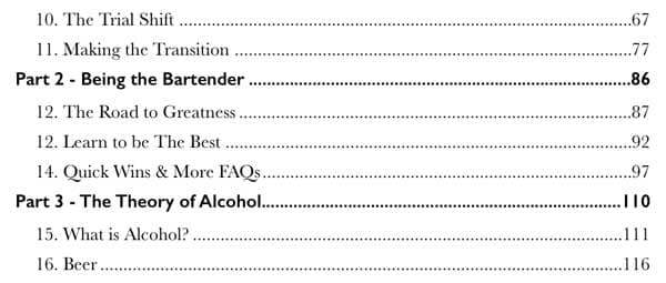 Clickable table of contents